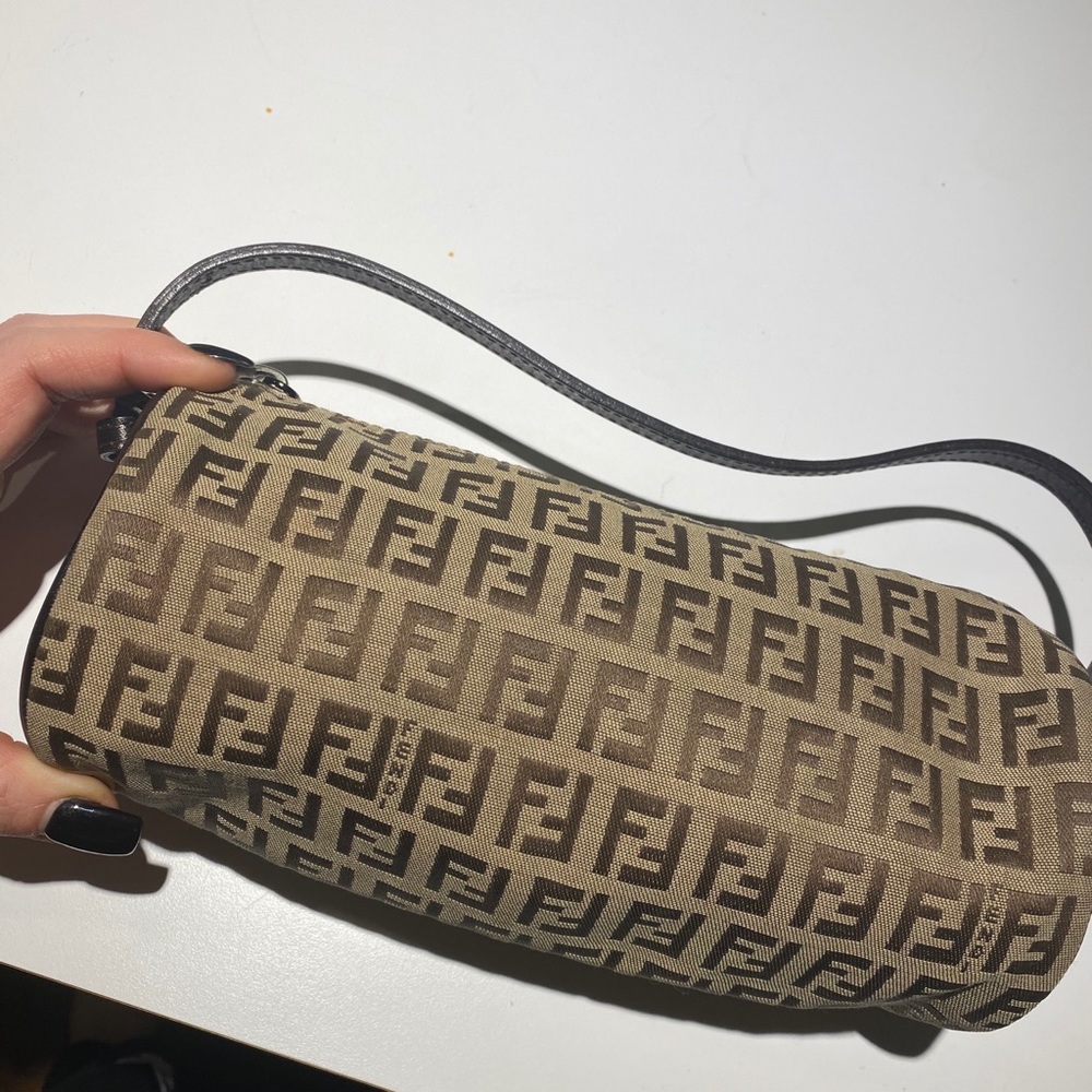 Authentic Fendi brown mini bag